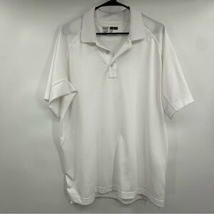 5.11 Tactical White Polo Shirt Size Large Golf Athletic Athleisure Work Gear